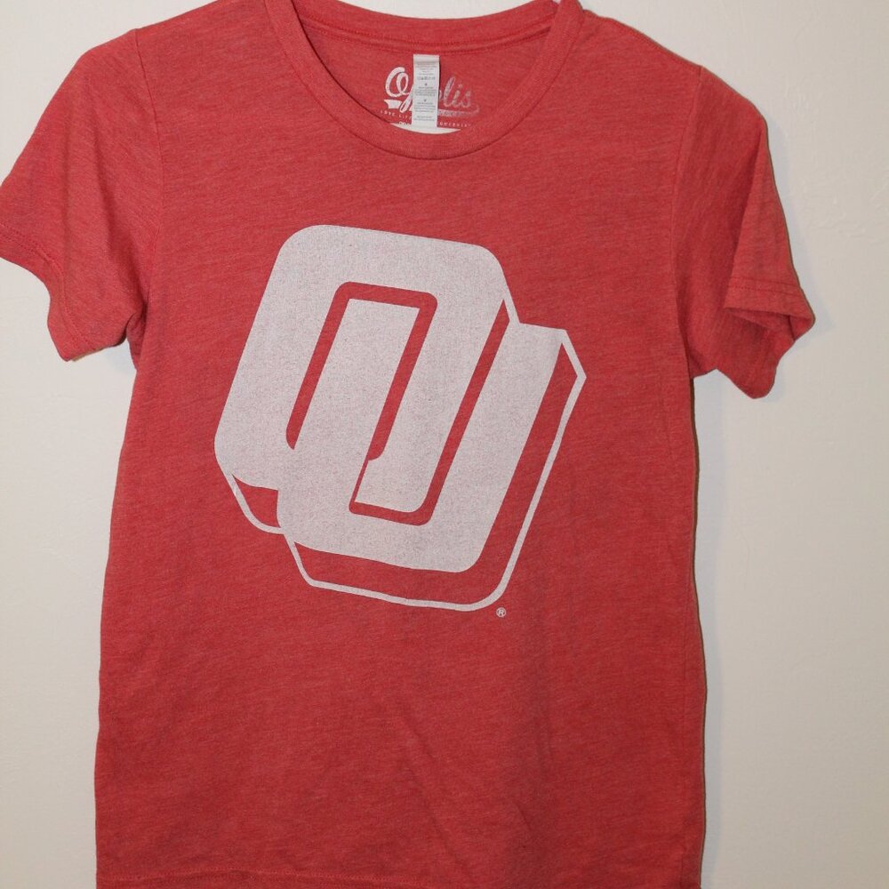 Opolis Clothing Oklahoma Sooners OU Kids Shirt Size Large 14-16
